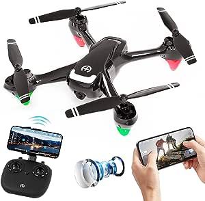Drone with Camera - 2K Camera Drones with Gravity Control and Altitude Hold, HD FPV Live Video, Headless Mode, Speed Adjustment, 3D Flips - Perfect RC Quadcopters for Kids Beginners, Funny Toys Gifts for Boys Girls and Adults